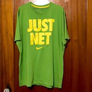 Nike DriFit “Just Net” Green Men’s T Shirt